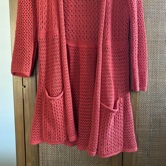 Anthropologie Angel Of The North Crochet Cardigan - Picture 3 of 6